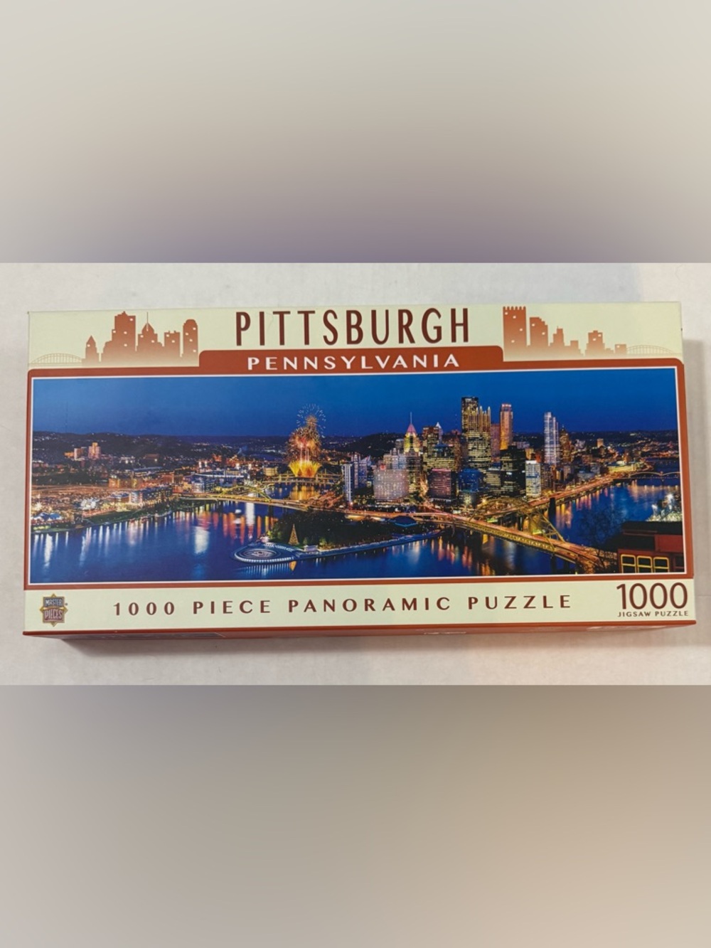 Master Pieces Pittsburgh City Skyline Panoramic 1000 Piece Jigsaw Puzzle